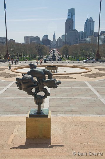 DSC_6779.jpg - View from the stairs on downtown Philadelphia